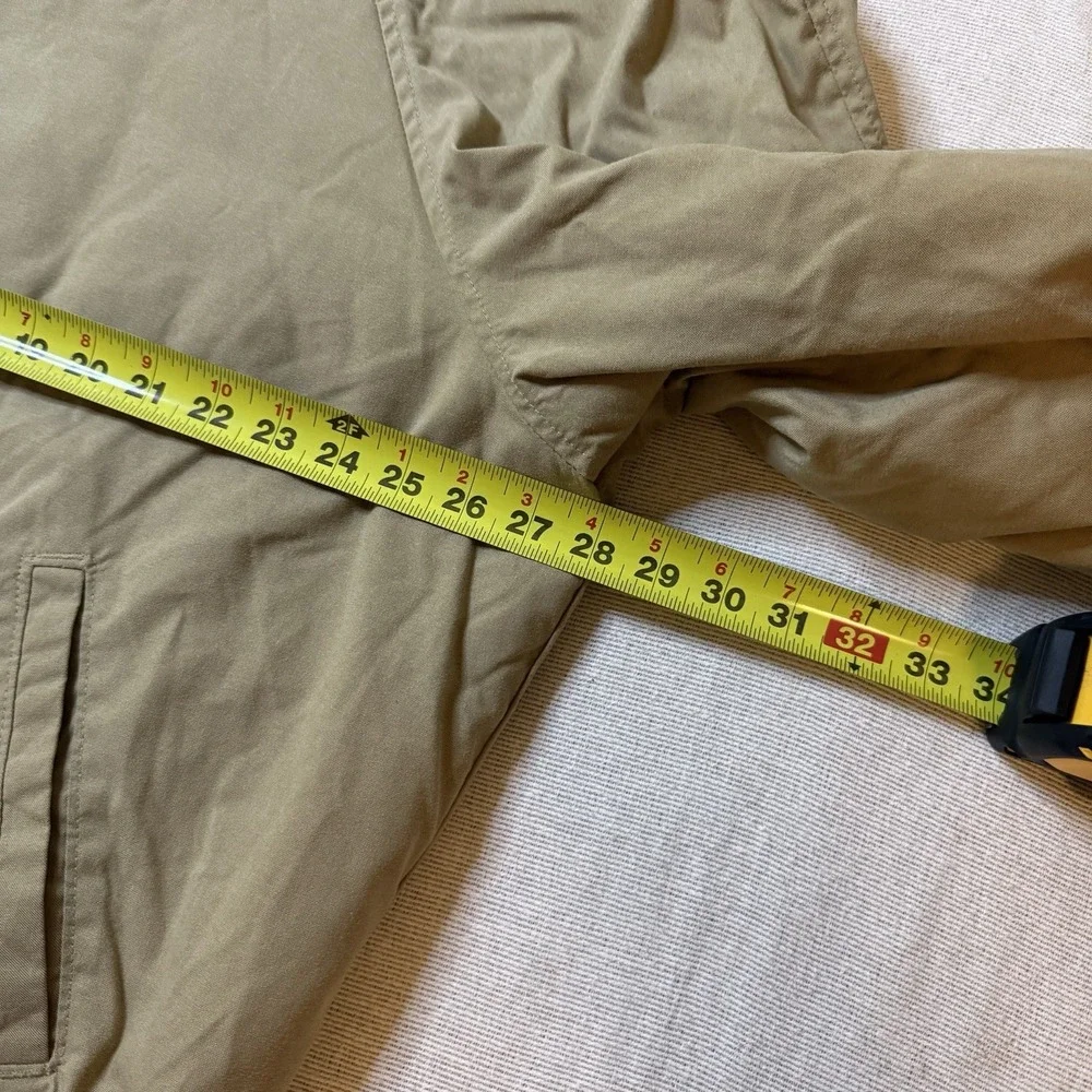WoolRich khaki bomber Zip Up jacket Mens XL